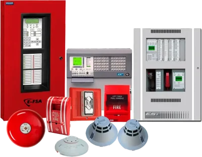 أنظمة كشف وإنذار وإطفاء الحريق